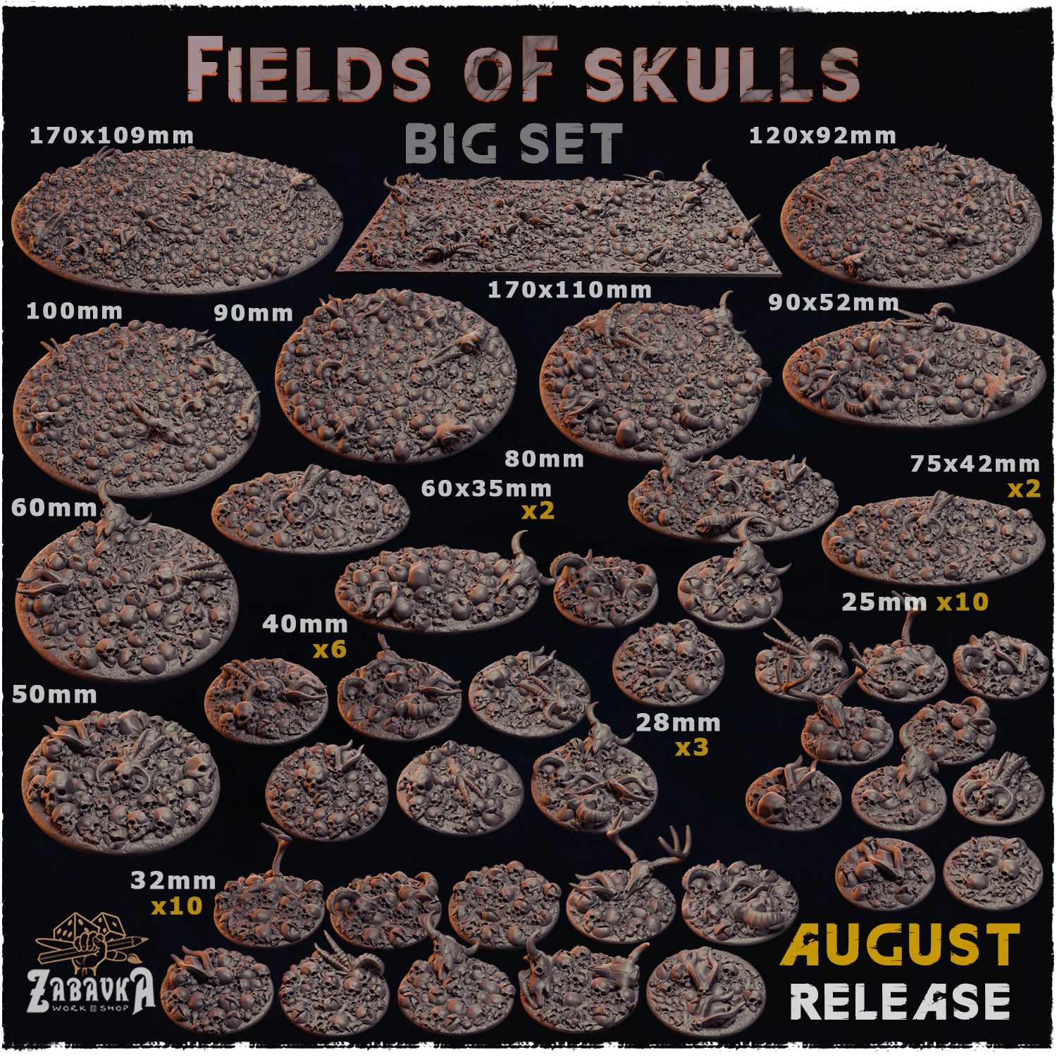 Fields of Skulls - Bases & Toppers (Big Set++)